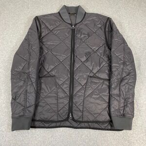 Barbour Action Liddesdale Quilted Jacket Mens Large Casual Outdoors Black